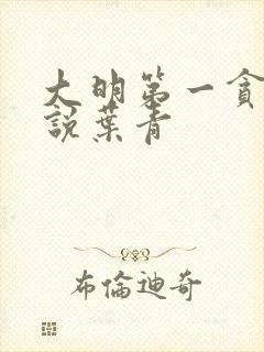 大明第一贪 小说叶青