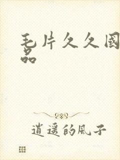 毛片久久国产精品