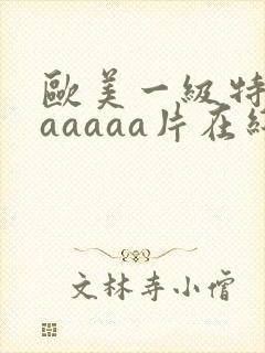 欧美一级特黄aaaaaa片在线看免费