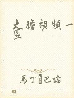 大胆视频一区二区