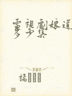 电视剧娘道总共多少集