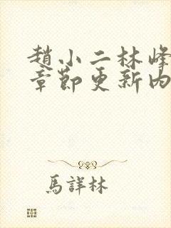 赵小二林峰最新章节更新内容是什么