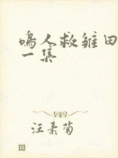 鸣人救雏田是哪一集封面