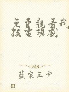 免费观看我的男孩电视剧封面