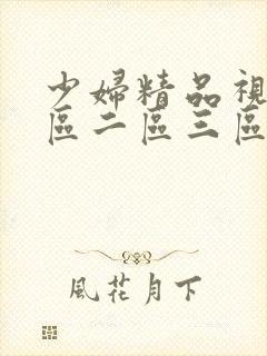 少妇精品视频一区二区三区