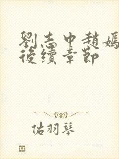 刘志中赵嫣小说后续章节封面