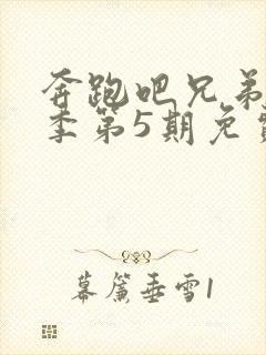 奔跑吧兄弟第3季第5期免费