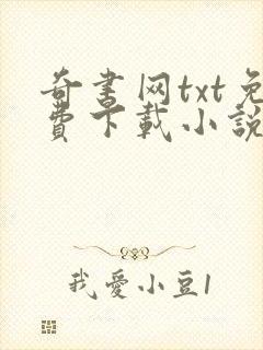 奇书网txt免费下载小说