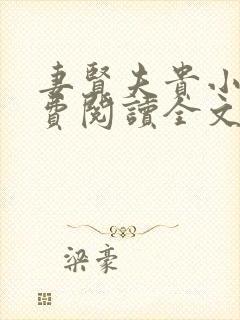 妻贤夫贵小说免费阅读全文