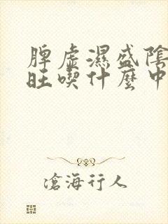 脾虚湿盛阴虚火旺吃什么中成药