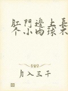 肛门边上长了一个小肉球不痛不痒