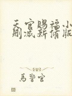 天官赐福小说无删减新修版