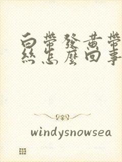 白带发黄带点血丝怎么回事封面