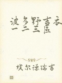 波多野吉衣av一二三区