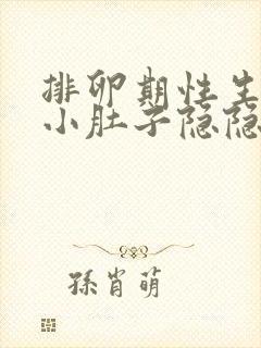 排卵期性生活后小肚子隐隐疼怎么回事封面