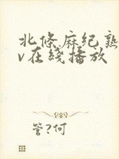 北条麻纪熟女av在线播放