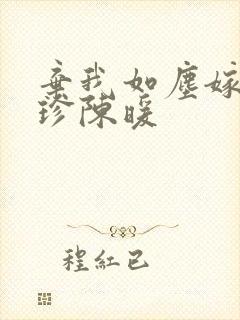 弃我如尘嫁你为珍陈暖