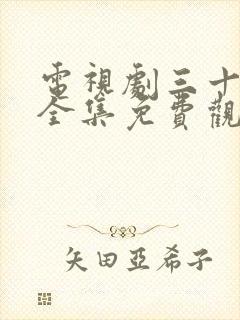 电视剧三十而嫁全集免费观看