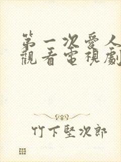 第一次爱人免费观看电视剧全集高清封面