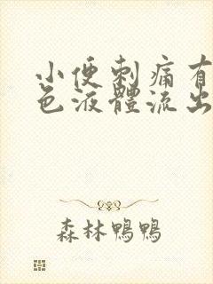 小便刺痛有乳白色液体流出