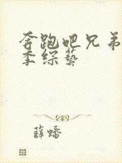 奔跑吧兄弟第3季综艺封面