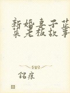 新婚妻子芷姗和菜老板故事小说