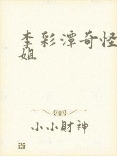 李彩潭奇怪的姐姐封面