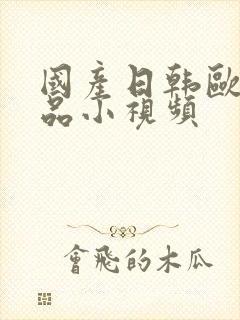 国产日韩欧美精品小视频封面