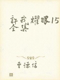 许我耀眼15集全集