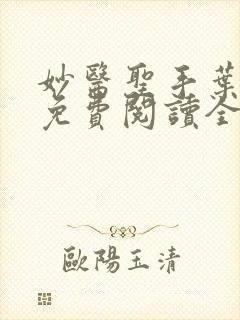 妙医圣手叶皓轩免费阅读全文