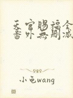 天官赐福全文+番外无删减
