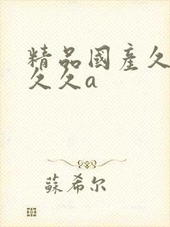 精品国产久久久久久a封面