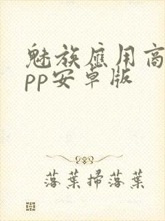 魅族应用商店app安卓版