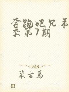 奔跑吧兄弟第3季第7期封面