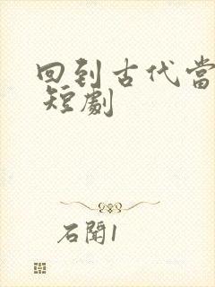 回到古代当太子 短剧