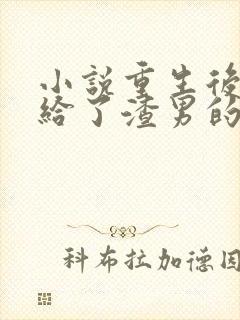 小说重生后我嫁给了渣男的死对头