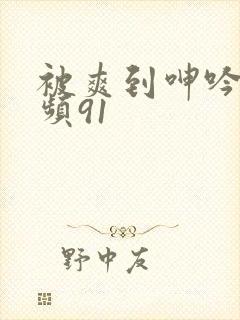 被爽到呻吟的视频91