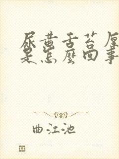 尿黄舌苔厚口干是怎么回事