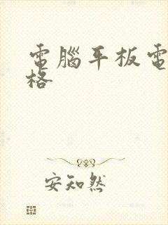 电脑平板电视价格