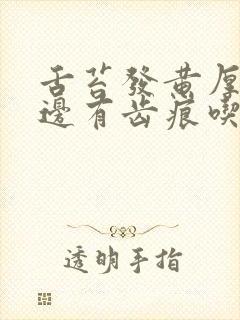 舌苔发黄厚腻舌边有齿痕吃什么药