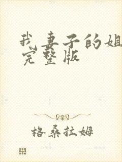 我妻子的姐姐2完整版