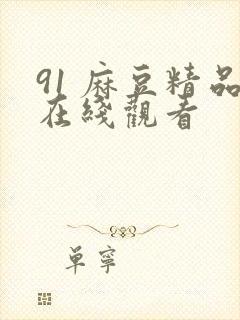 91 麻豆精品在线观看