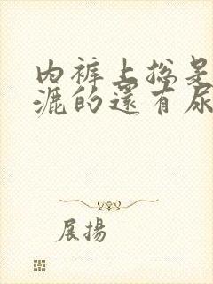 内裤上总是湿漉漉的还有尿骚味怎么回事