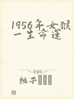 1956年女猴一生命运