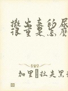 撒出来的尿味道很重是怎么回事