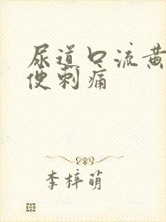 尿道口流黄脓小便刺痛