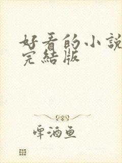 好看的小说免费完结版