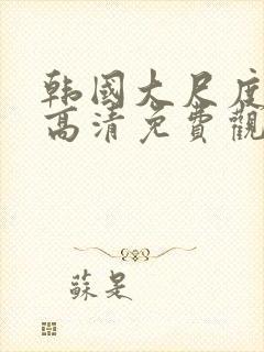 韩国大尺度在线高清免费观看完整版