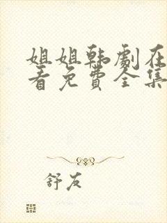 姐姐韩剧在线观看免费全集高清封面