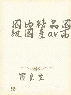 国内精品国产三级国产av高清封面